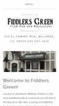 Mobile Screenshot of fiddlersgreenmillbrae.com